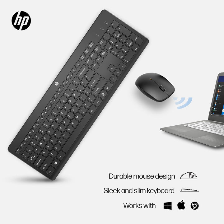HP Combo de mouse y teclado inalámbricos 230 - Conexión inalámbrica...