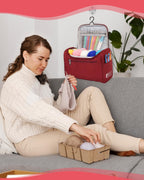 Aeelike Crochet Kit para Beginners Adults Kids, Complete Crochet Set, Winred