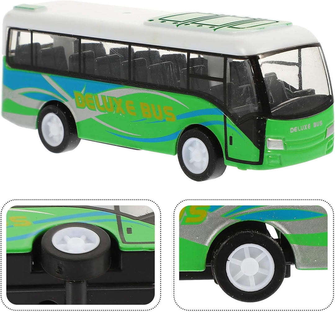 Modelo de autobús móvil realista para coche de autobús de