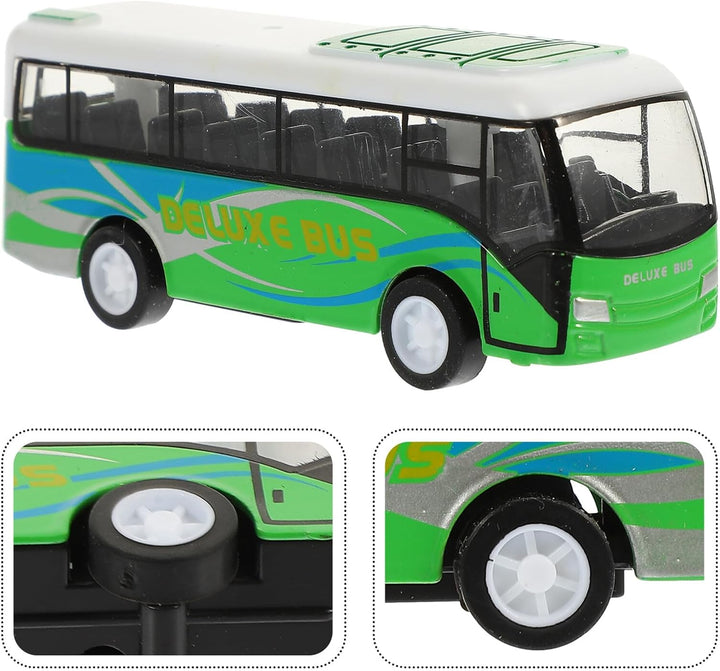 Modelo de autobús móvil realista para coche de autobús de