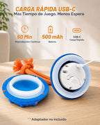 Juguete interactivo de la bola del perro, movimiento giratorio de