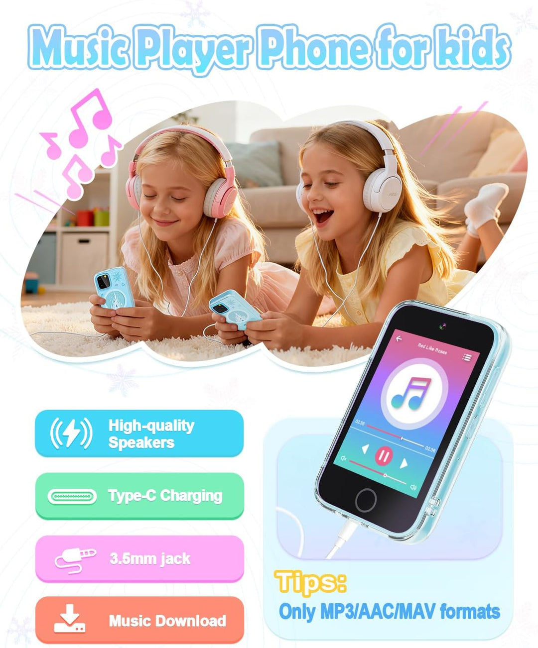 Teléfono inteligente para niños pantalla táctil de 35