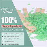 VENNCO Perlas de Cera de Aloe de 2.5 libras - Granos de Cera Dura p...