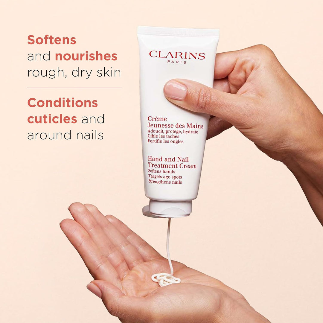 Clarins Crema de tratamiento de manos y uñas | Galardonada | Suaviz...