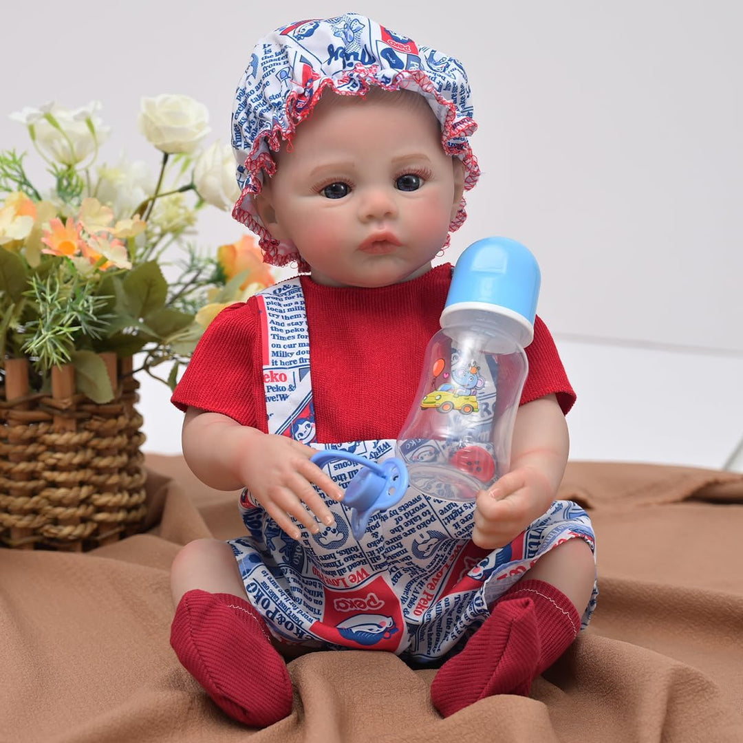 PUAMUBUA Muñecas Reborn de 18 pulgadas, muñeca realista de silicona...