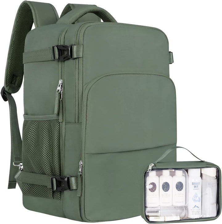 Mochila de Viaje Sinaliy, Verde militar, Grande, Viajes