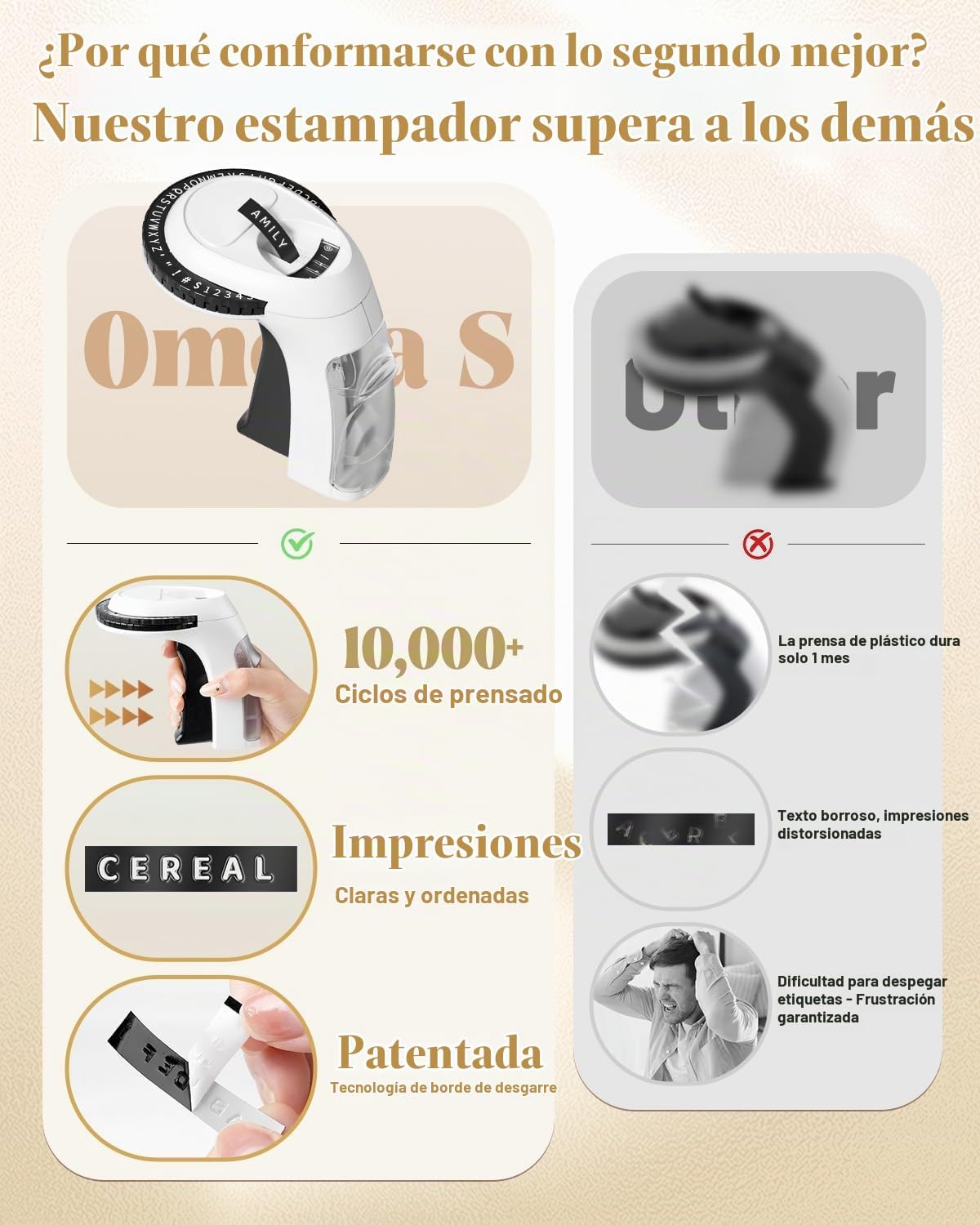 Etiquetadora para grabar en relieve, suministros para álbumes de recortes y diario de basura, máquina manual vintage para etiquetas grabadas en relieve, embosser retro de la vieja escuela para álbumes