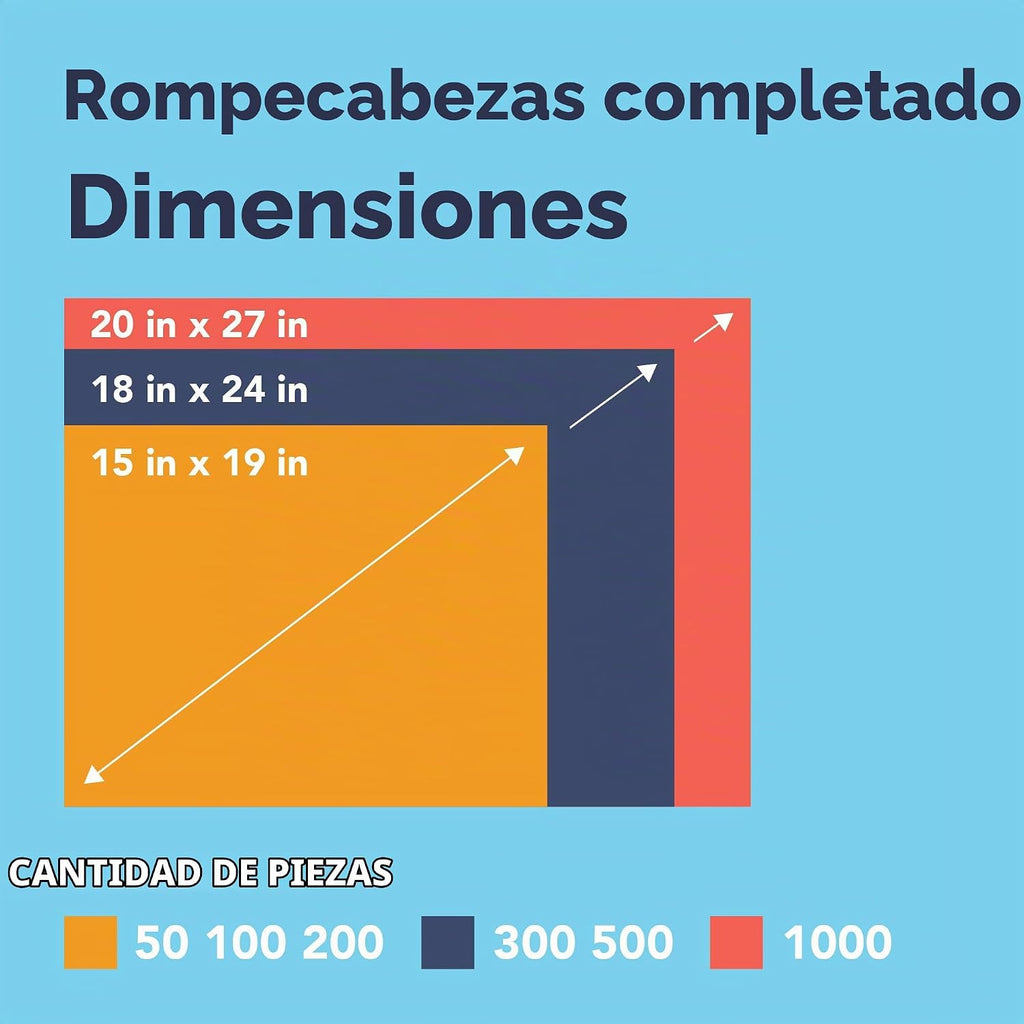 Bits and Pieces Juego de 4 rompecabezas de 1000 piezas - Juego de belleza