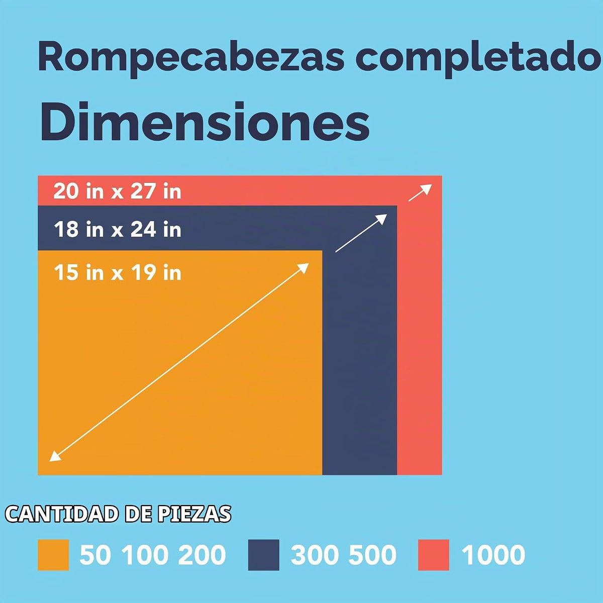 Bits and Pieces Juego de 4 rompecabezas de 1000 piezas - Juego de belleza