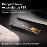 M.2 2280 NVMe SSD 2TB PCIe Gen 4, hasta 7300 MB\/s, caché SLC y HMB...