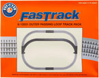 Lionel FasTrack - Paquete de accesorios complementarios para curva de paso exterior de vía de tren eléctrica, color negro