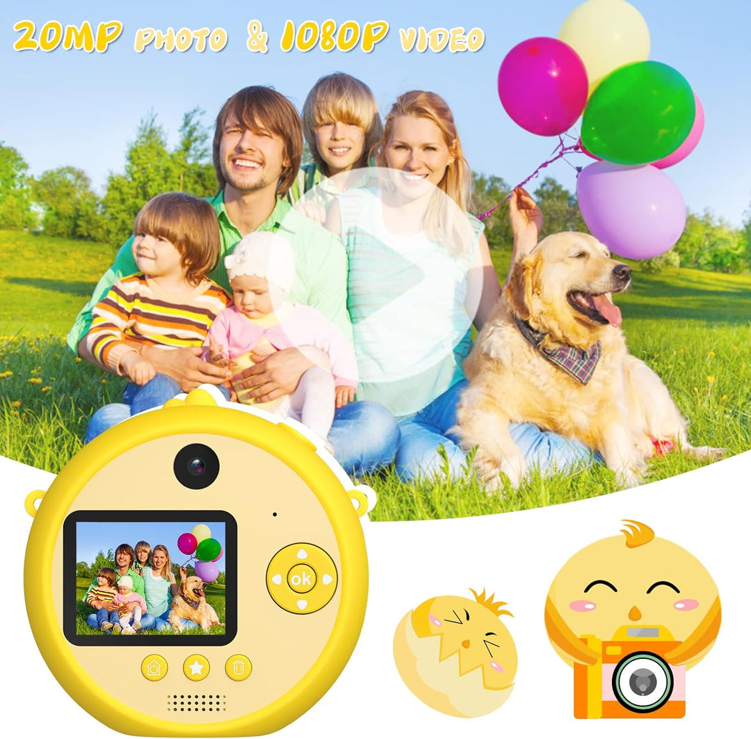 Cámara para niños con trípode, cámara digital para niños de 3 a 12...