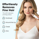Removedor recargable de cejas y vello facial para mujeres, maquinil...