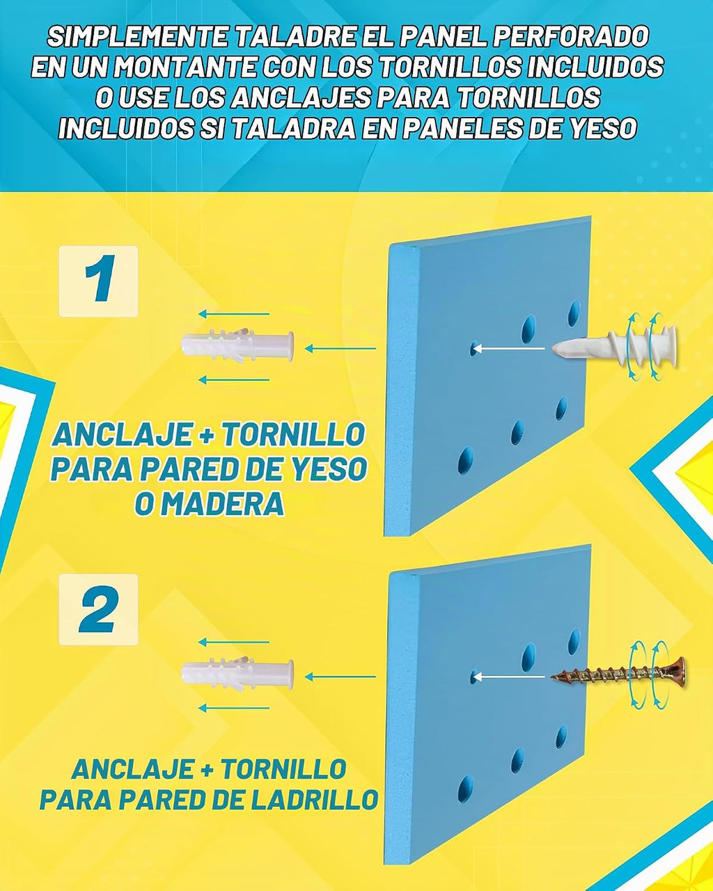 Tablero de madera para el organizador de almacenamiento de pistolas Nerf 13