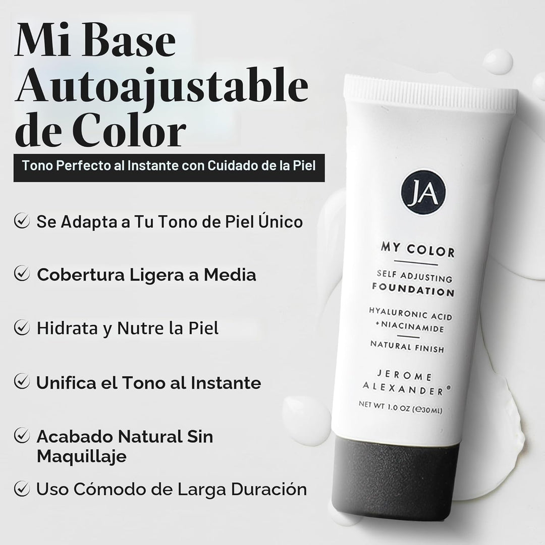 Jerome Alexander My Color Base Autoajustable, Maquillaje Facial Hid...