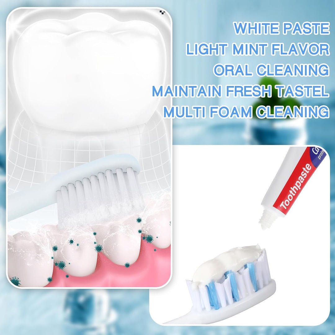 Dimsile 1000 piezas de pasta de dientes a granel de menta regular l...
