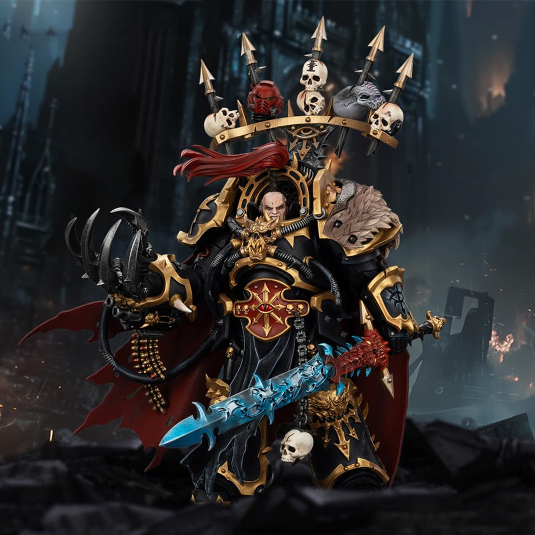 JOYTOY Warhammer 40K 1\/18 Figura de acción \u2013 Legión Negra Aba...