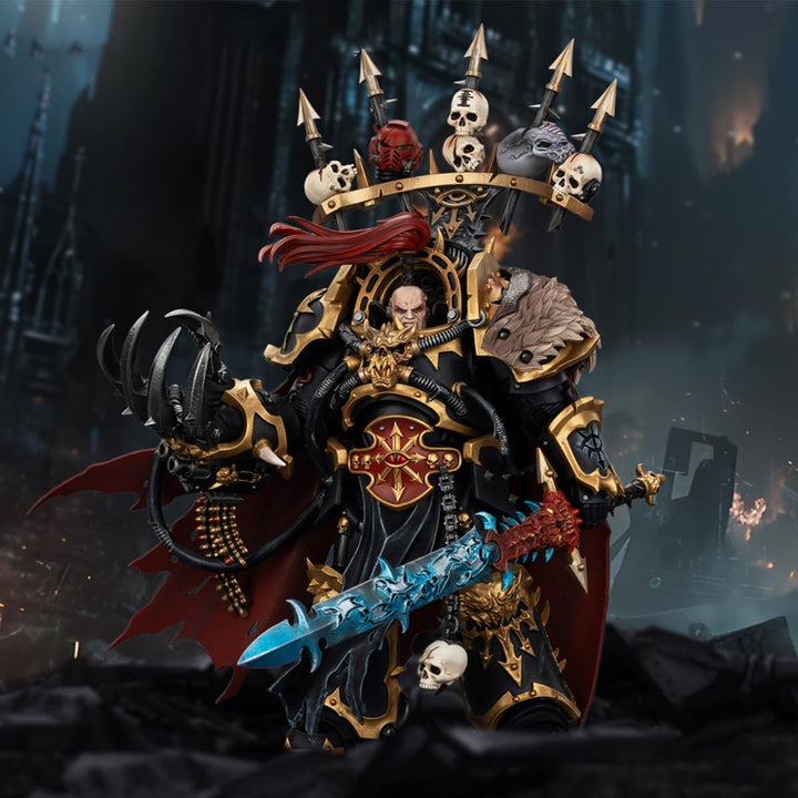 JOYTOY Warhammer 40K 1\/18 Figura de acción \u2013 Legión Negra Aba...
