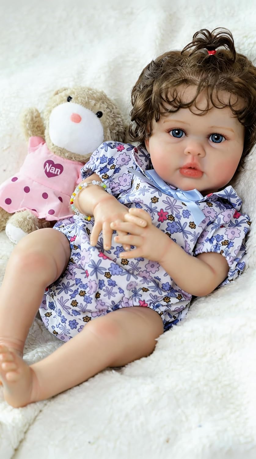 SCOM Muñecas Reborn Reallife para Niñas con Accesorios - Muñeca de...
