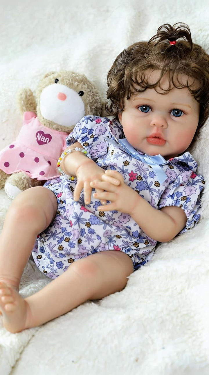 SCOM Muñecas Reborn Reallife para Niñas con Accesorios - Muñeca de...