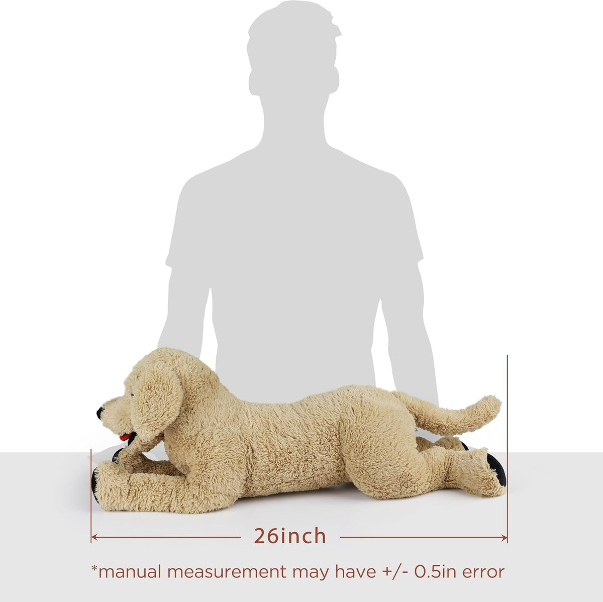 LotFancy Animales de Peluche de Perro, 26'' Adorables