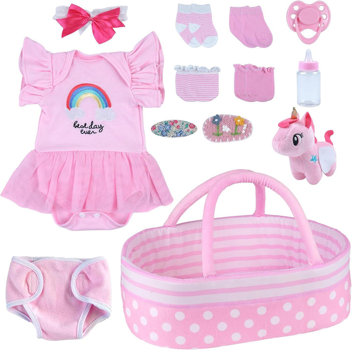 BABESIDE Accesorios de muñeca Reborn para muñecas de 17 a 22 pulgad...