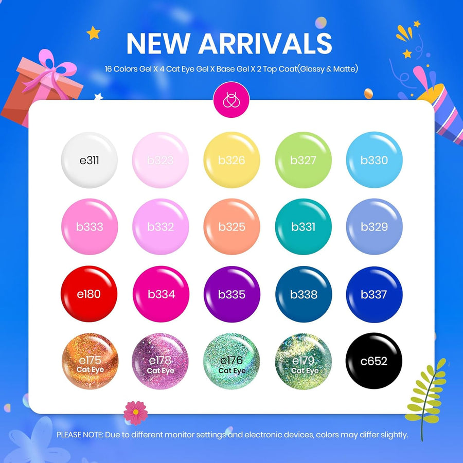 Beetles - Juego de esmaltes de uñas de gel Magical Kingdom, kit de...