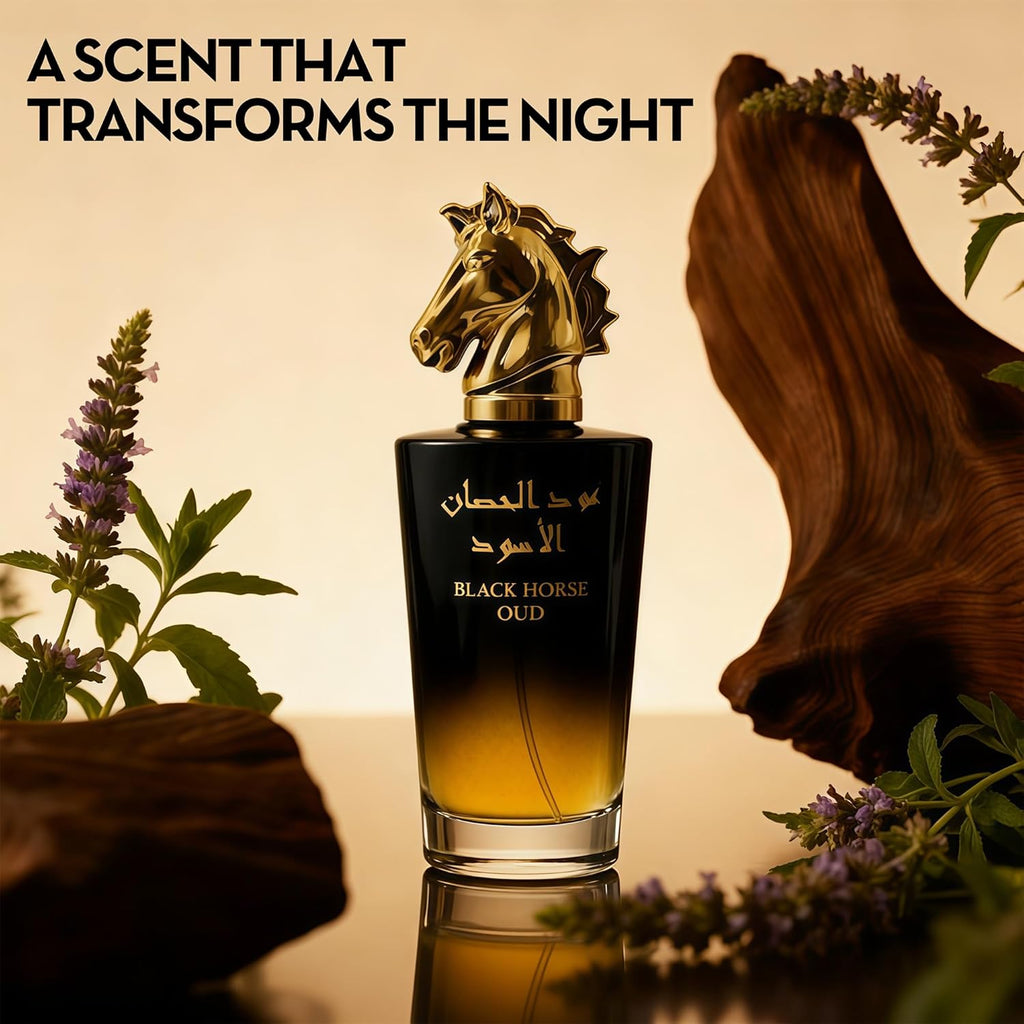 A CENTER Colonia para hombres Eau De Parfume en aerosol Black Horse, 100 ml