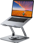Soporte para computadora portátil para escritorio (rotación de 360°