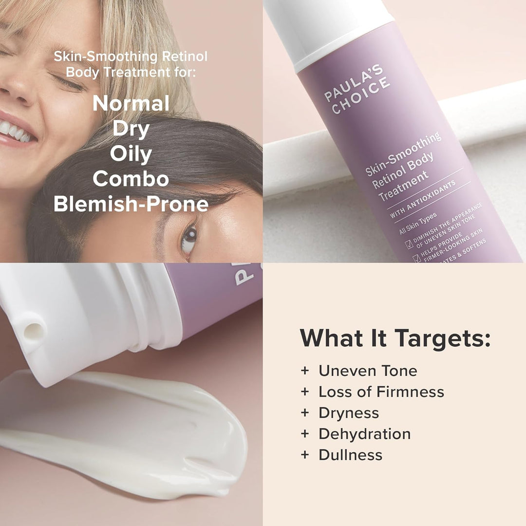 Paula's Choice - Loción corporal suavizante con retinol, crema...