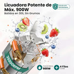 Smoothie Blender Grinder Combo, Licuadora de mostrador para smoothies y batidos