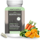 Mountain Peak Nutritionals Multivitamínico ultra alto para hombres...