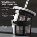 ESPRO Go P0 - Cafetera de prensa francesa aislada para viajes, 16 onzas, acero