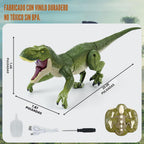 Juguetes de dinosaurio con control remoto para niños de 4 a 7 y de 8 a 12 años - Los mejores regalos de cumpleaños para niños de 4 a 12 años, dinosaurio caminante con rugidos, rociador, luz