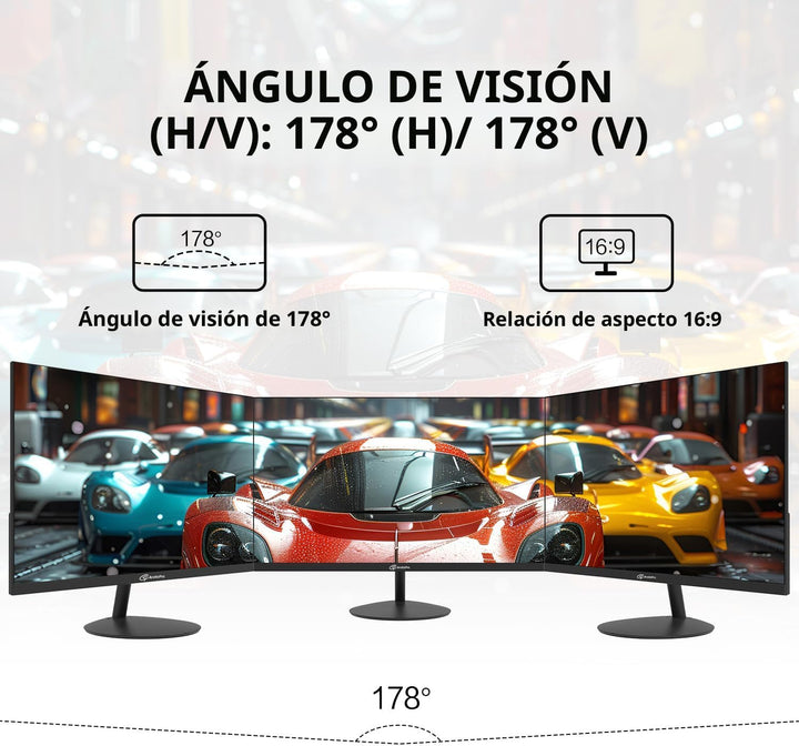 ArcticPro - Monitor de computadora de 27 pulgadas, FHD 1080p, 144Hz...