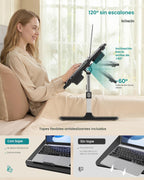 SONGMICS Escritorio para computadora portátil de cama, plegable