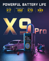 Fanttik X9 Pro Inflador de Neumáticos Portátil para Coche Compacto,...