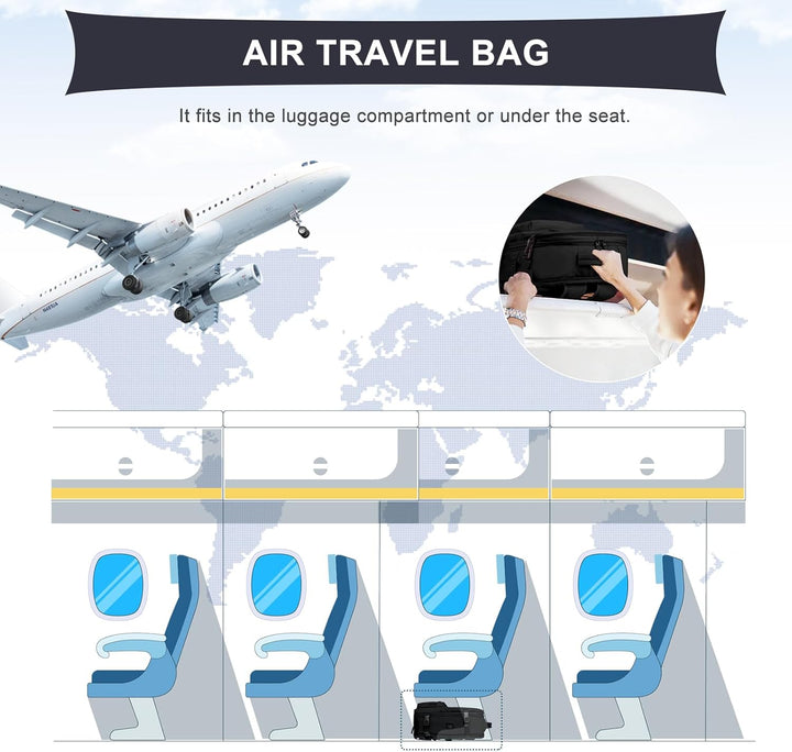 coowoz Mochila de mano para mujeres y hombres, mochila de viaje apr...