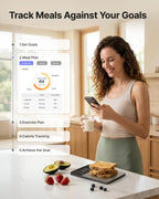 RENPHO Báscula de alimentos inteligente recargable con calculadora