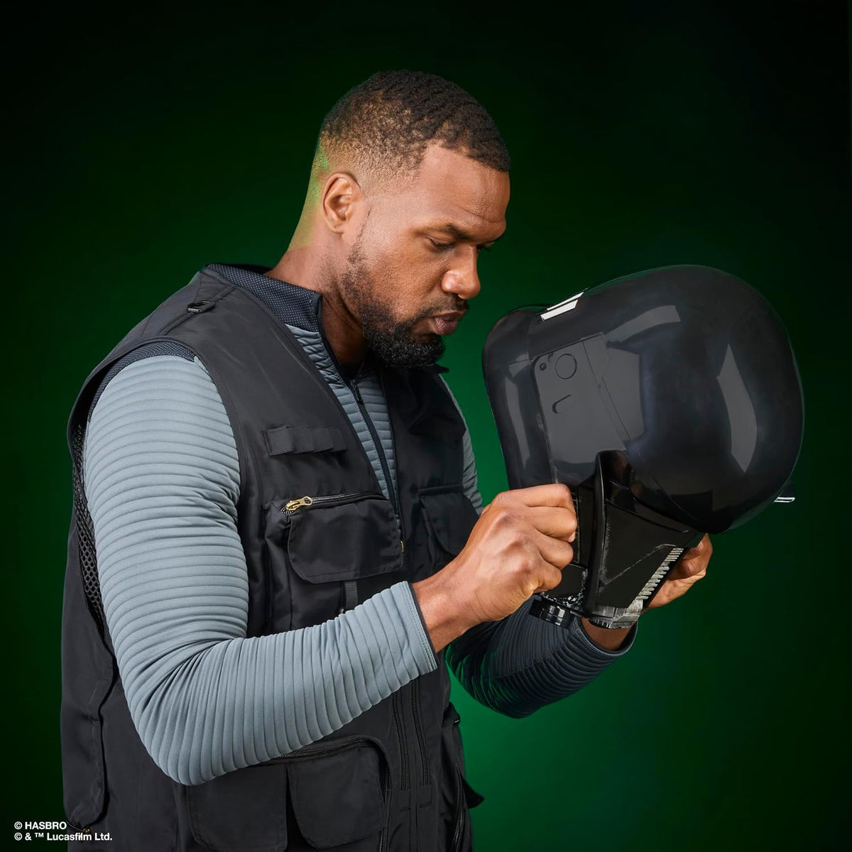 STAR WARS The Black Series Casco Electrónico Premium Imperial Death Trooper, Rogue One: A Story Artículo de Juego de Rol para edades de 14 años en adelante