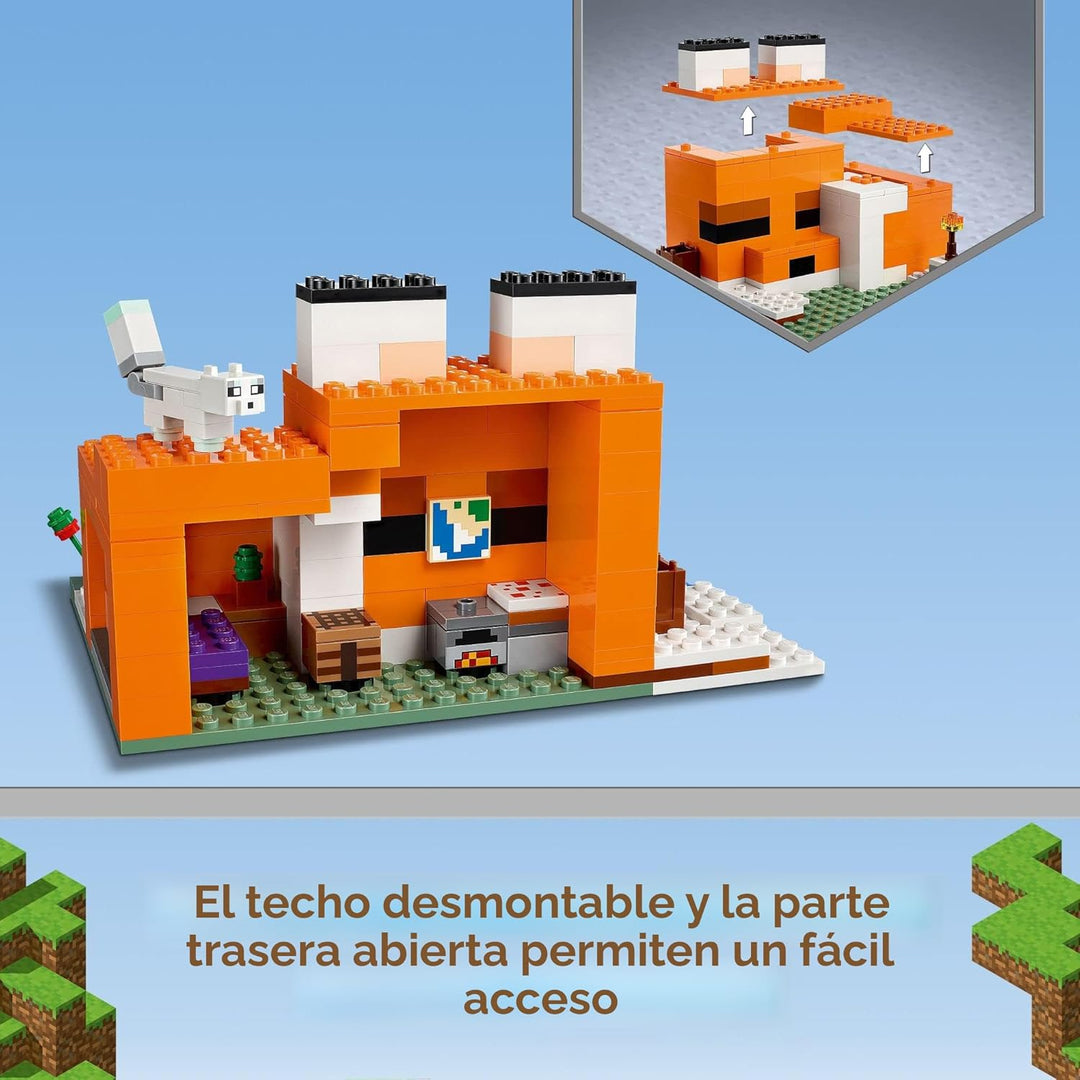 LEGO Minecraft El Refugio-Zorro 21178 - Set de