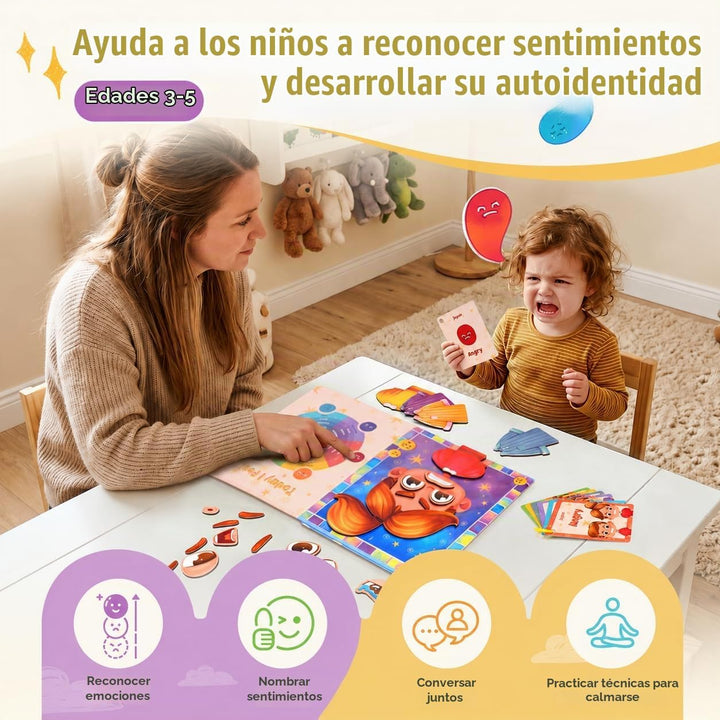 JoyCat Juegos de aprendizaje social emocional para niños de 3 a 5 a...