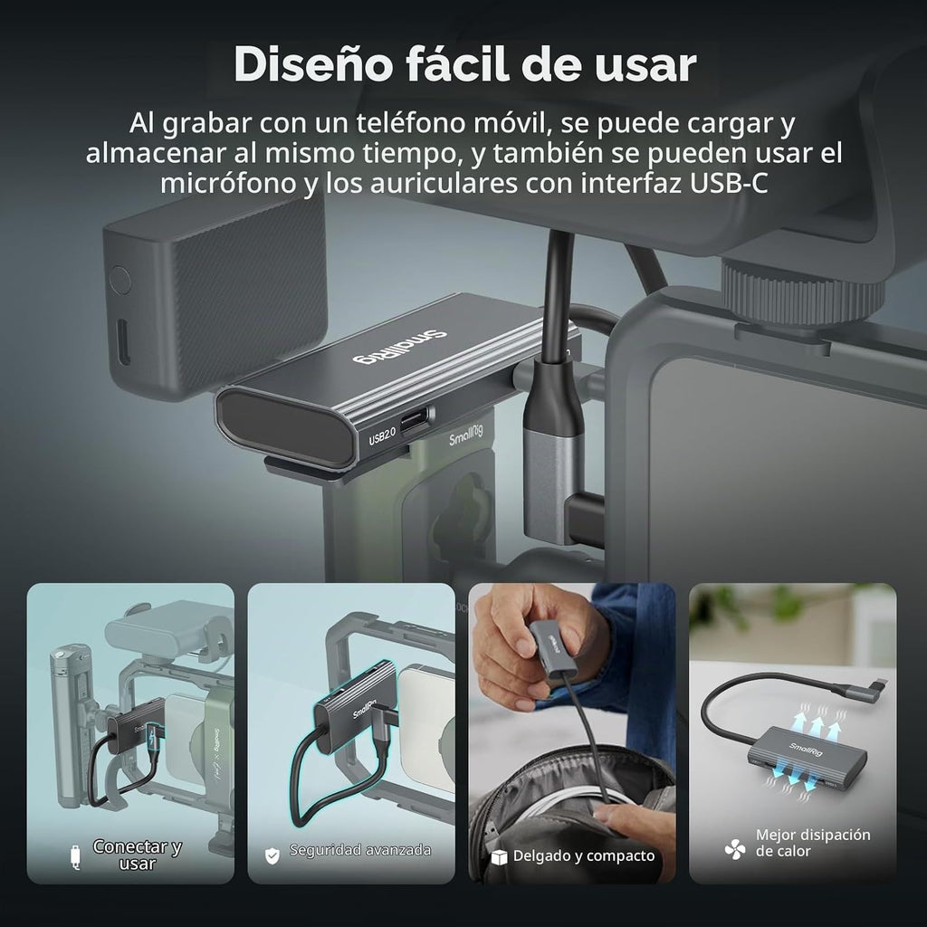 SMALLRIG, 4598, hub USB