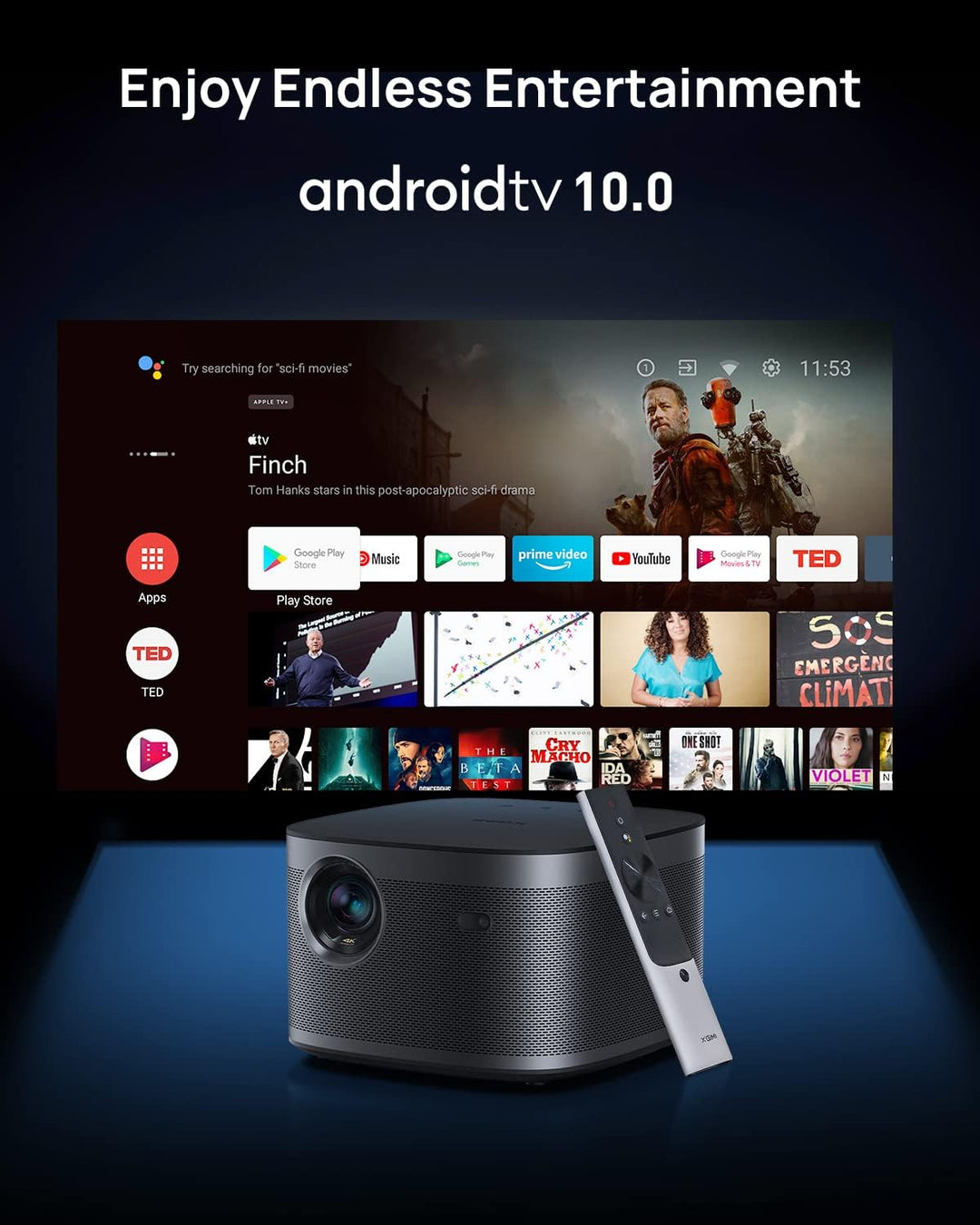 XGIMI Proyector Horizon Pro 4K, 1500 lúmenes ISO, proyector de pelí...