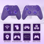 Control inalámbrico SZYUYU 2.4GHz para Xbox One, Xbox Series X|S, PC Steam (Púrpura)