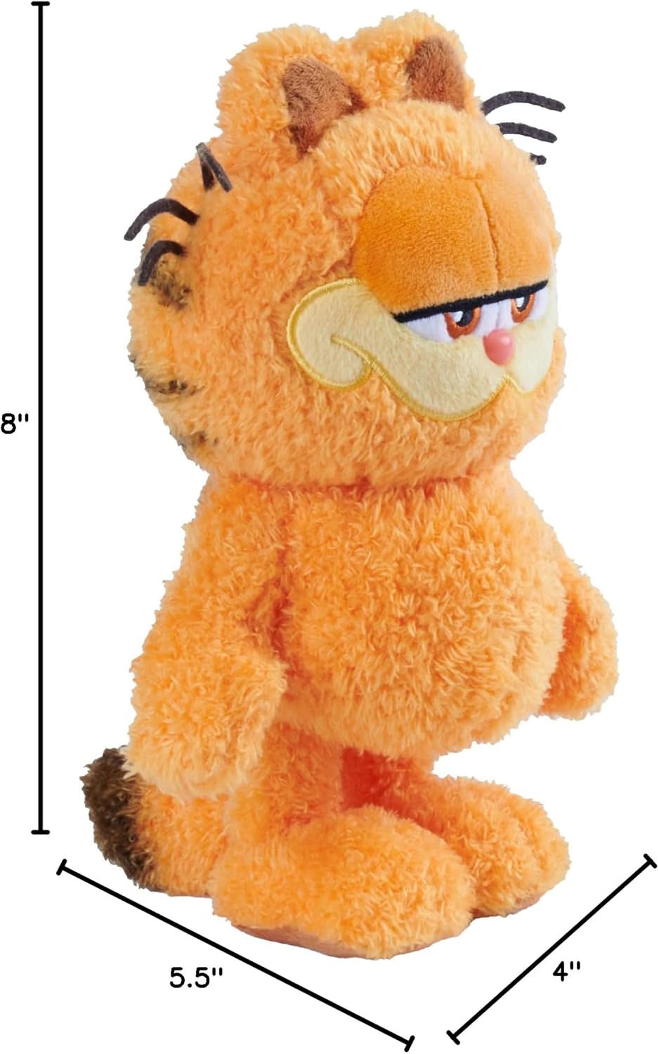 Peluche clásico de Garfield de 8 pulgadas Detalle de