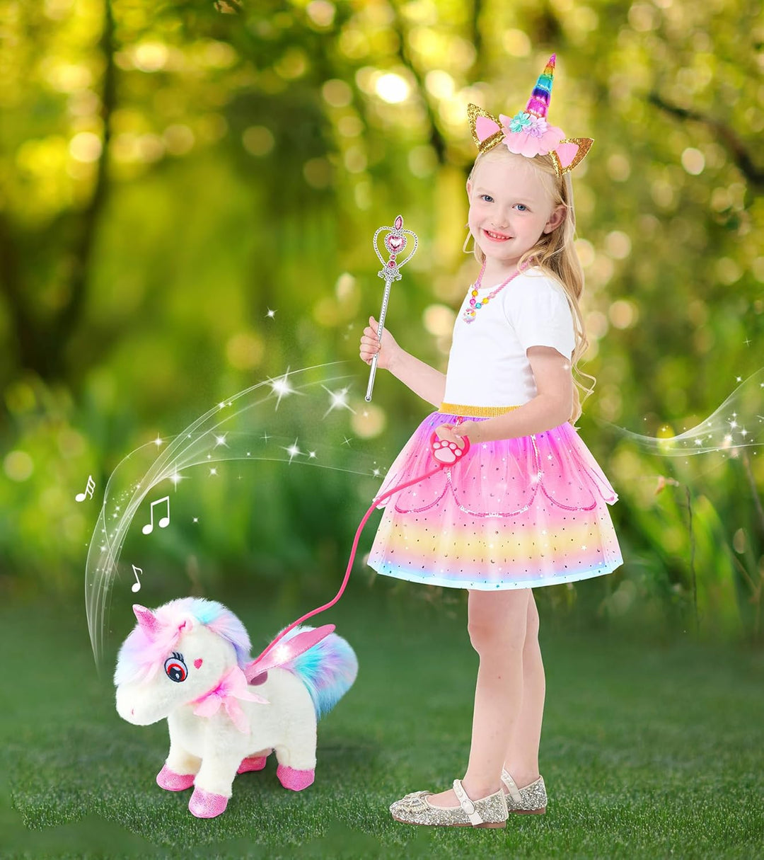 SOLIEHOO Juguetes de unicornio para niñas de 4 a 6 años, regalos de...