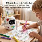 Mewaii Robot de dibujo para niños, robot AI con activación por voz
