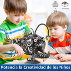 Lámpara XITALAXU Conjuntos de Construcción de Peces Mecánicos, Juego de Colección de Animales Marinos, Decoración para el Hogar u Oficina para Adultos, Regalo de Construcción STEM para Adolescentes, Niños y