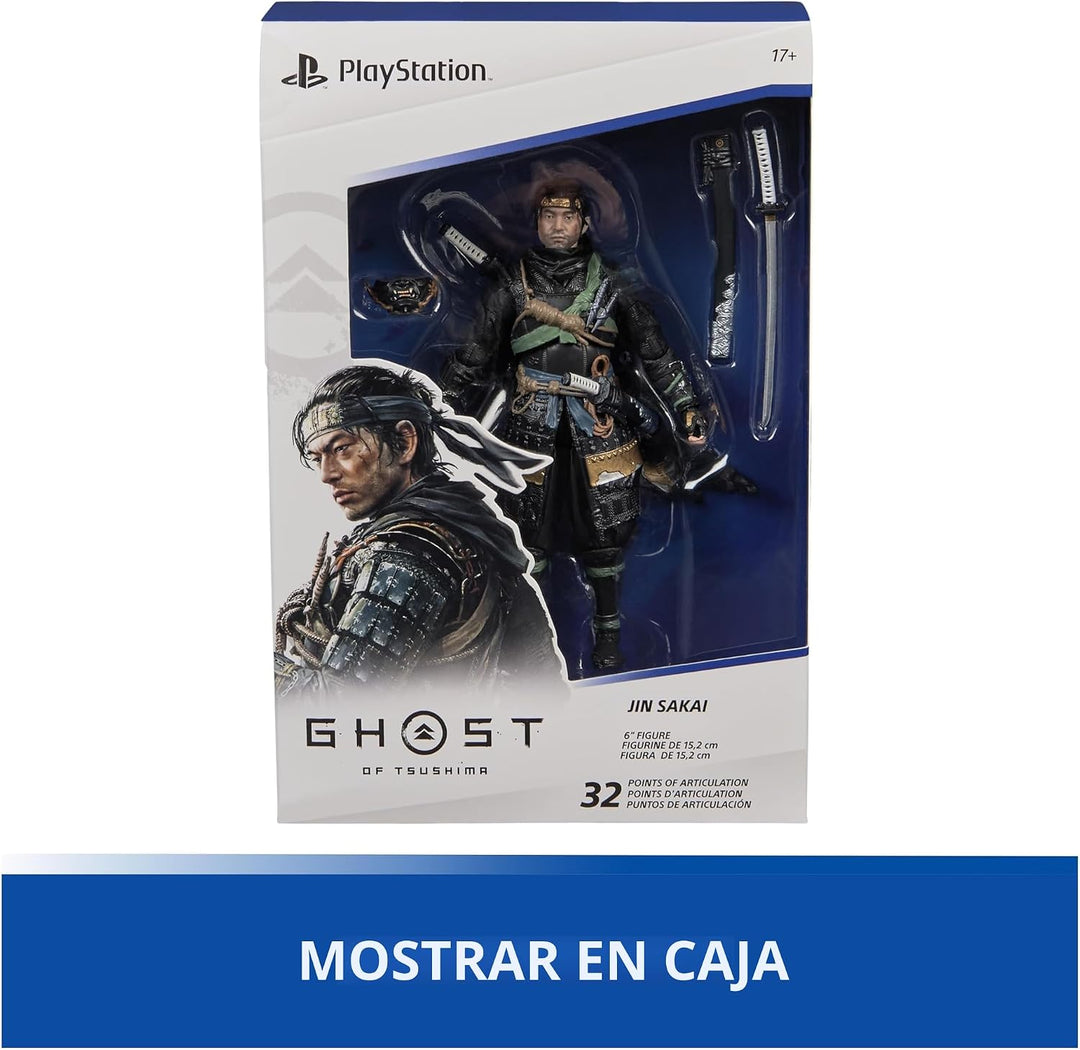 PlayStation, Ghost of Tsushima, figura de acción samurái Jin Sakai...